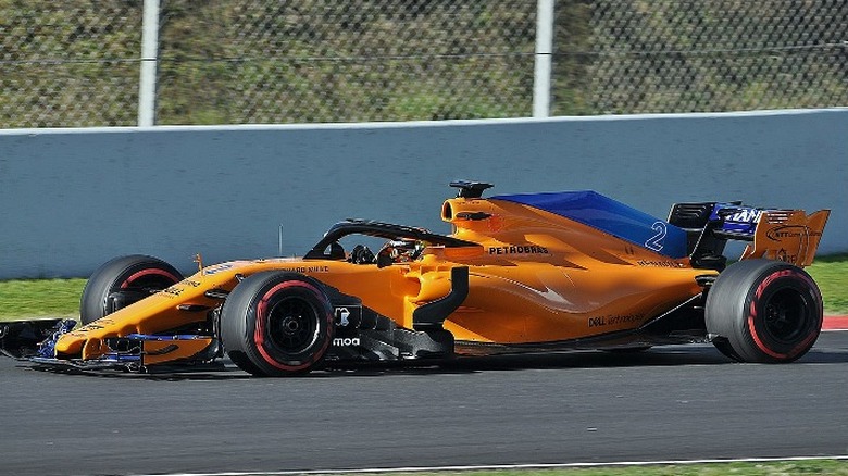 the 2018 McLaren livery