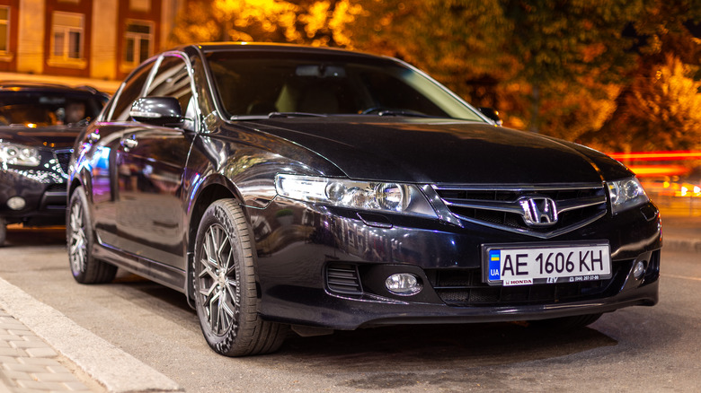 black Honda Accord