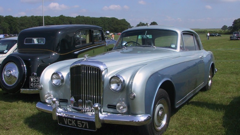 1957 Bentley S1 Continental parked car show