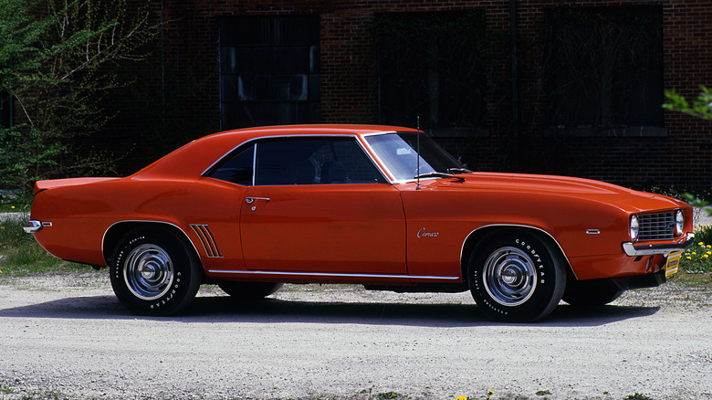 1969 COPO Camaro ZL1 parked