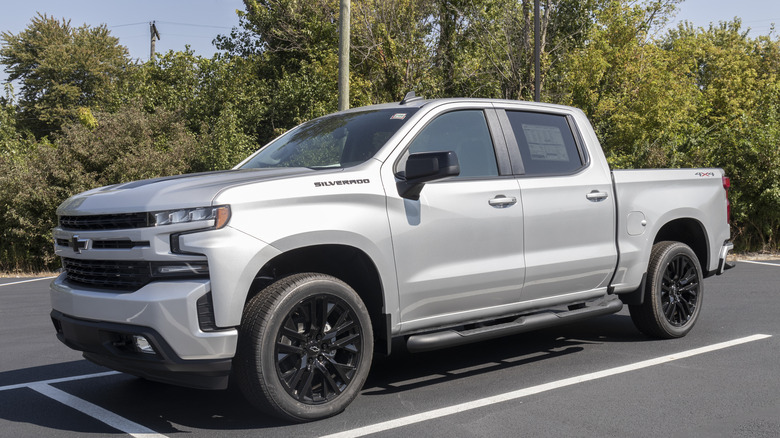 Chevy Silverado parked outside