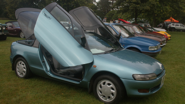 Toyota Sera parked car show