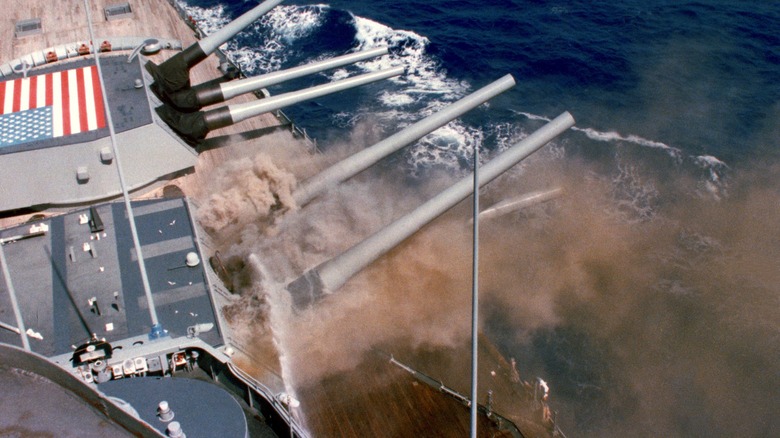 USS Iowa BB61 Iowa Explosion