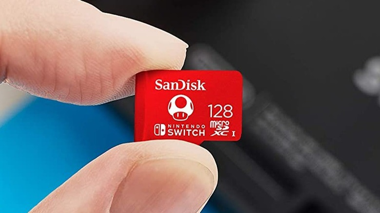 SanDisk microSD with Toadstool