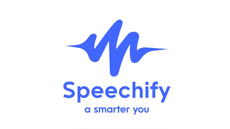 Speechify logo on white background