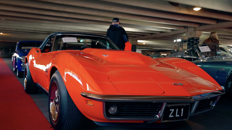 Red 1969 Corvette Stingray ZL-1