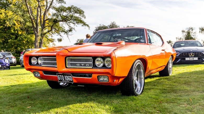 Orange 1969 Pontiac GTO Judge