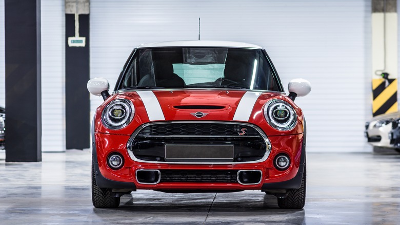 a red mini cooper s