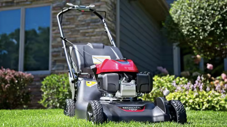 Honda 3-in-1 variable speed gas walk behind mower