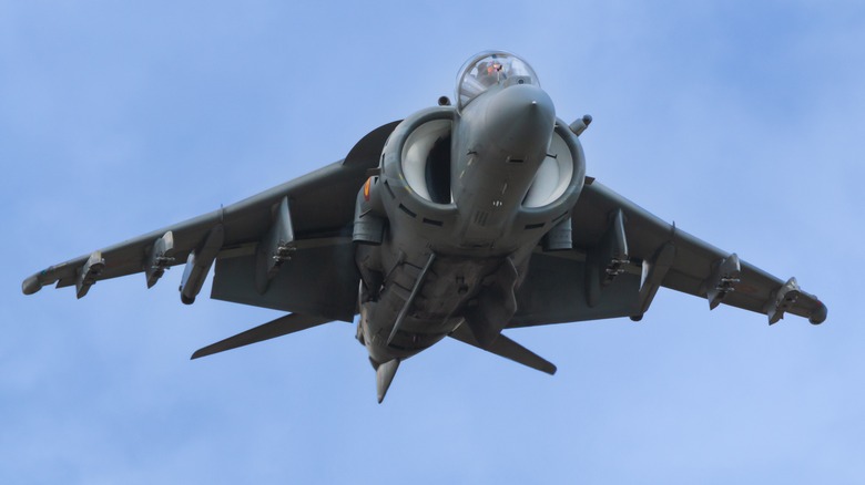 AV-8B Harrier II taking off