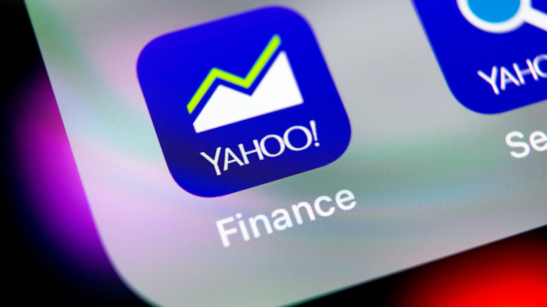 Yahoo! Finance app tile