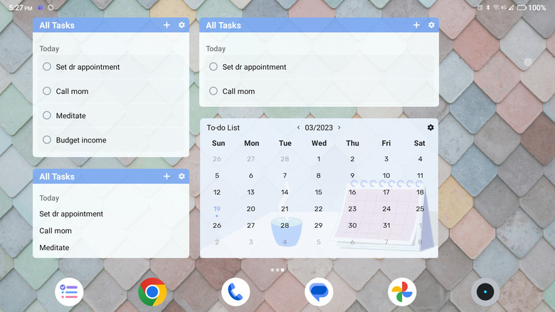 to-do list android widgets