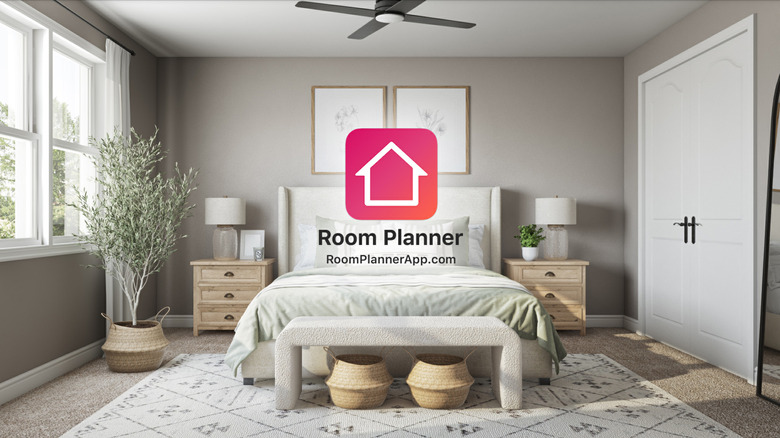 Room Planner app welcome page