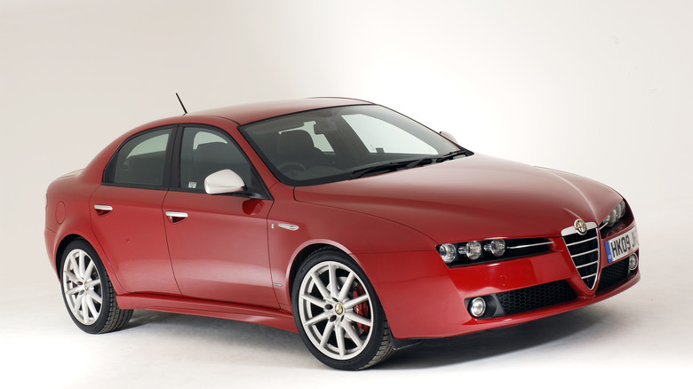 Red Alfa Romeo 159