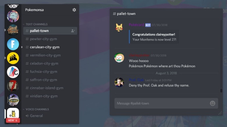 text channels and ability to chat in discord's game overlay