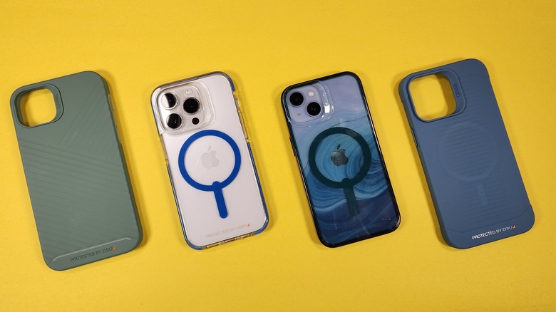 Four iPhone cases