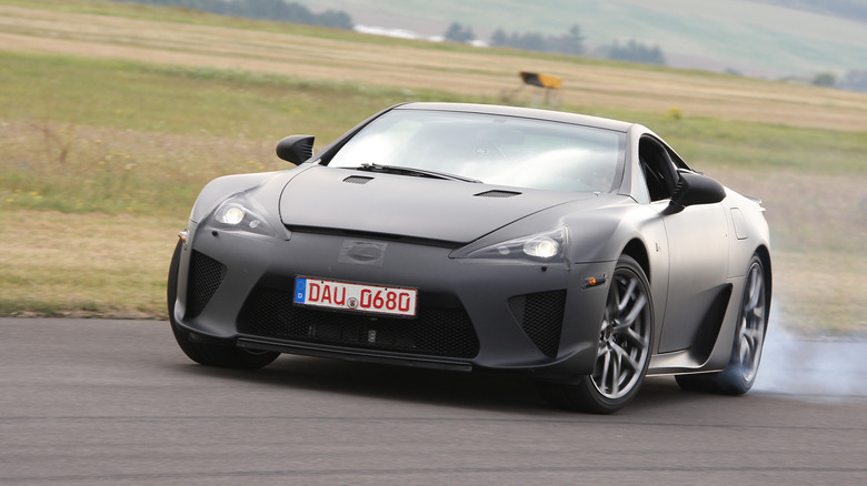 Front view of the Lexus LFA