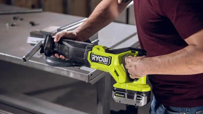 Ryobi reciprocating saw