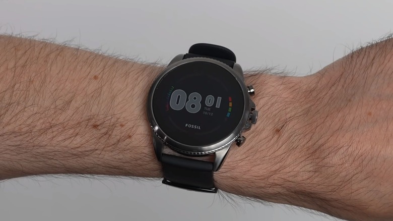 Fossil Gen 6 on wrist