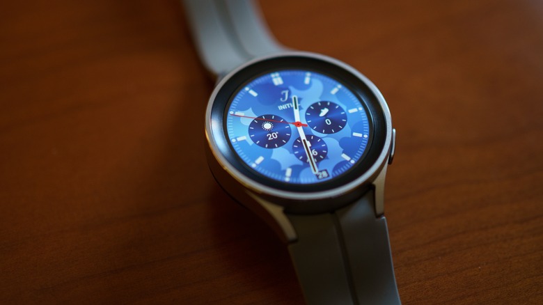 Samsung Galaxy Watch 5 Pro on a table