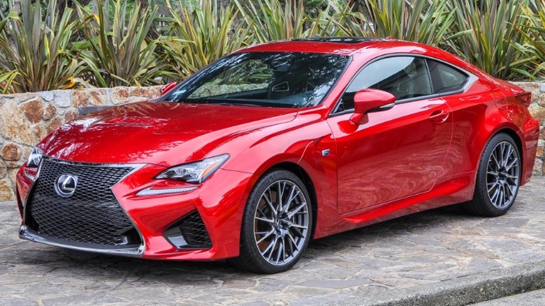 Lexus RC F parked