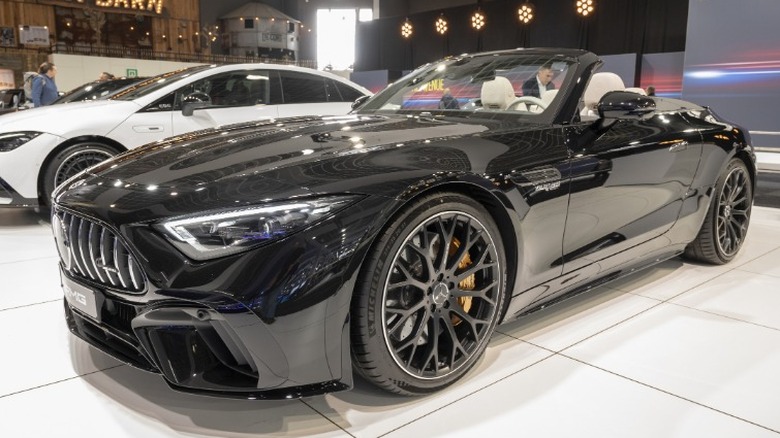 Mercedes-Benz AMG SL 63 in showroom