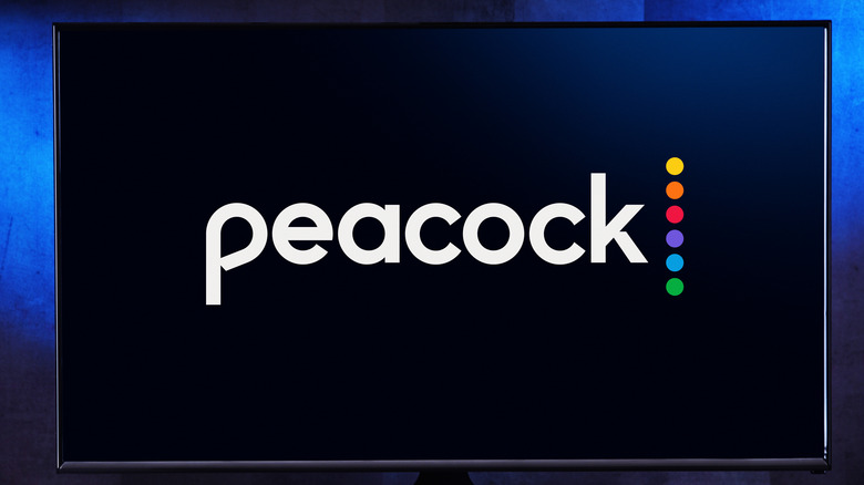 The peacock logo