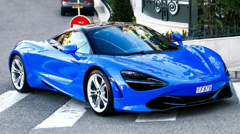 Blue McLaren 720S