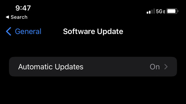 iOS updates