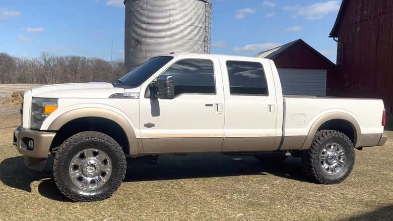 white 2013 6.7 Power Stroke