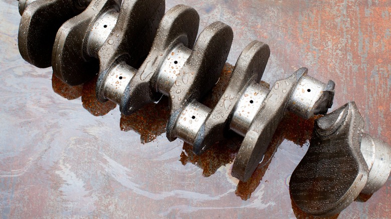 Broken crankshaft