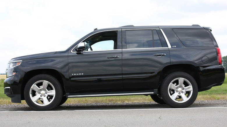 Black Chevy Tahoe