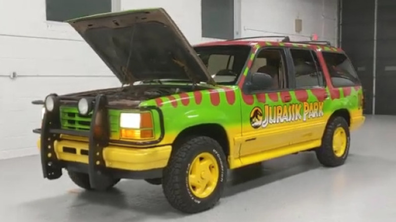 1993 Ford Explorer with Jurassic Park graphics