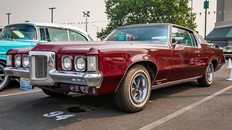 Red 1969 Pontiac Grand Prix