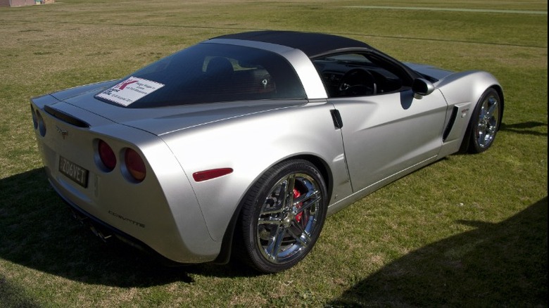 Silver 2008 Corvette Coupe