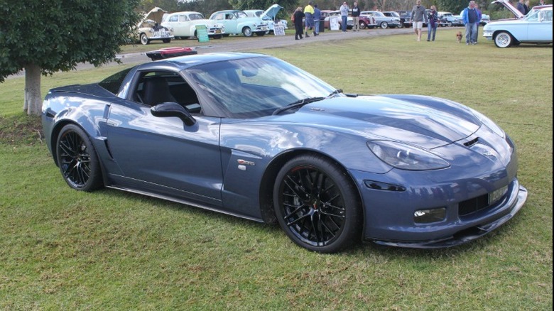 Blue 2011 Corvette Z06 Carbon Fiber Edition