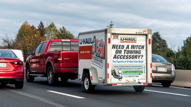 Ford F-150 with a trailer