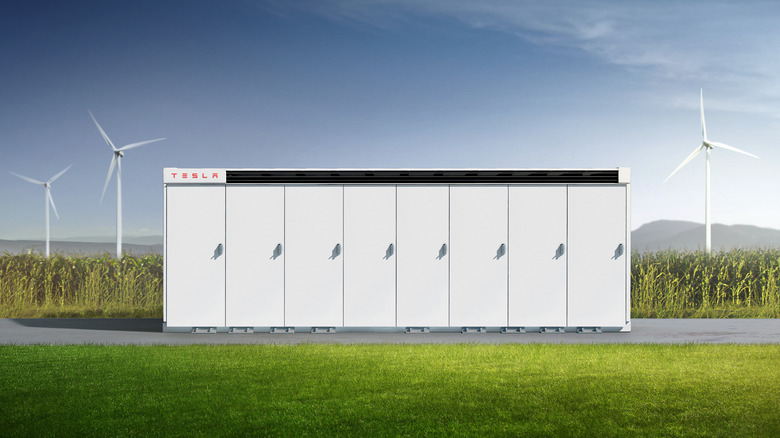 Tesla Megapack industrial energy storage