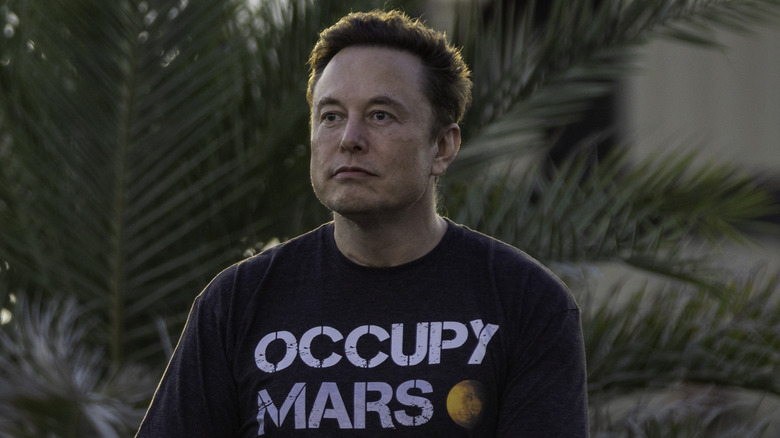 Elon Musk making sad face
