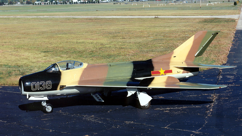 MiG-19 Farmer parked tarmac