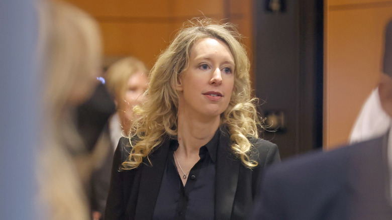 Elizabeth Holmes at Theranos trial