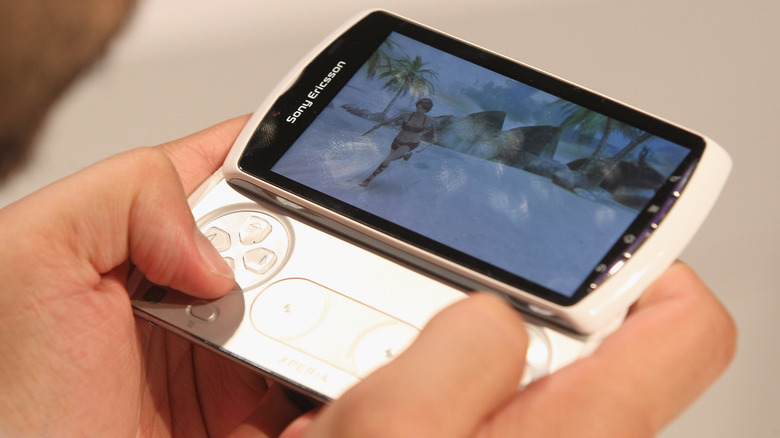 Sony Xperia Play in hand