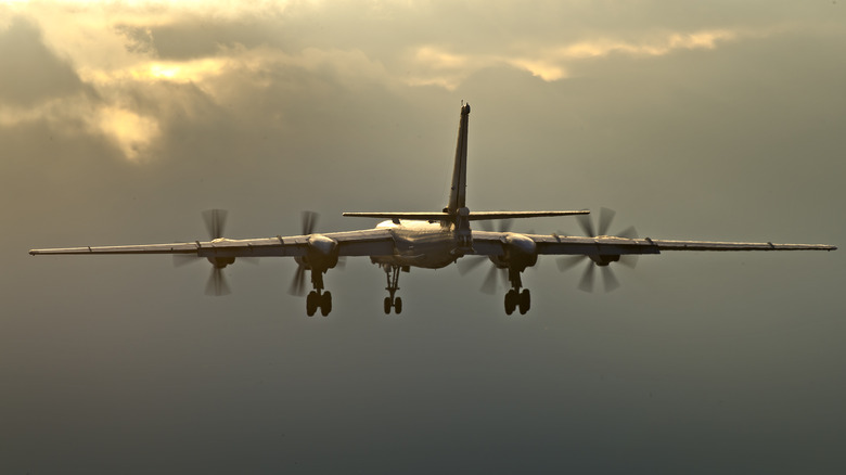 tail end of the Tu-95