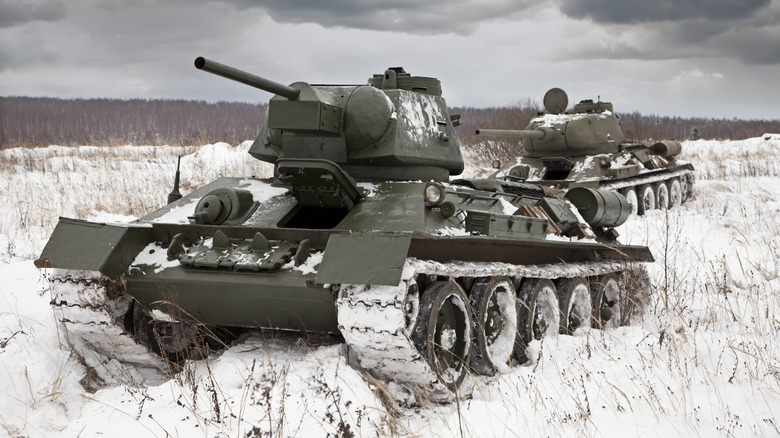 T-34 tanks