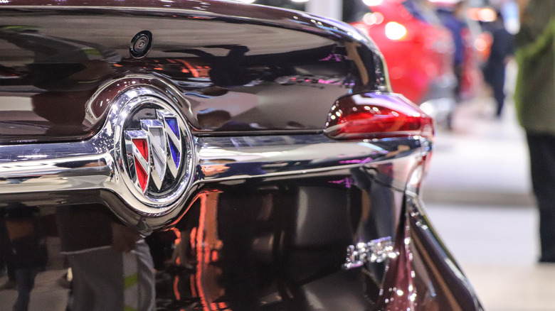 Front of Buick Lacrosse close-up