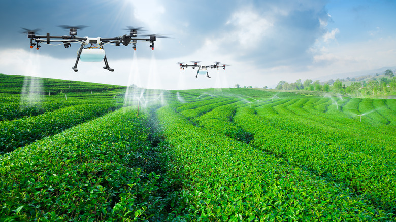 Agricultural drones rely on precise control