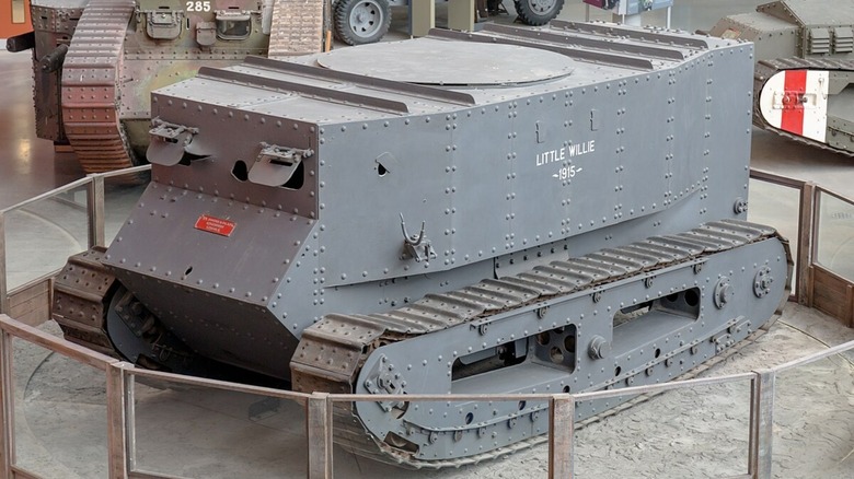 Little Willie tank museum display