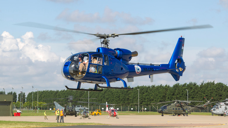 Aérospatiale SA-341G Gazelle helicopter