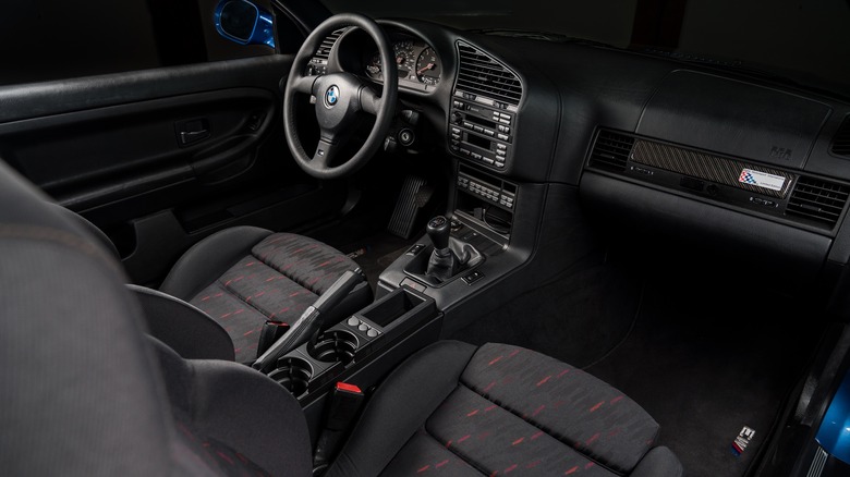 BMW E36 M3 interior shot