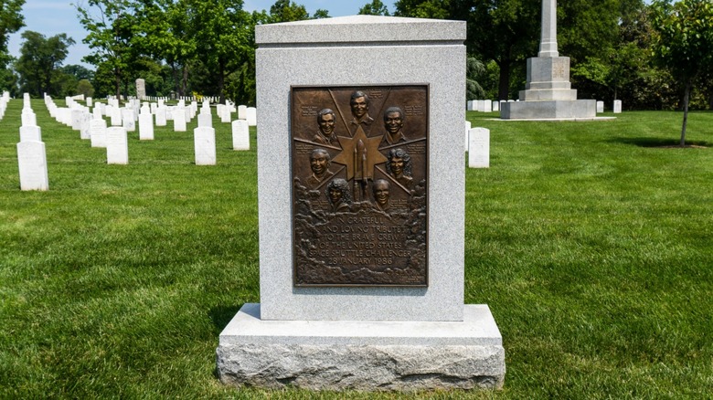 Challenger memorial at Arlington Cemetary